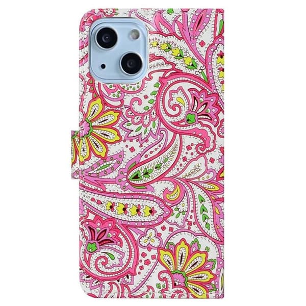 iPhone 14 Plus Plånboksfodral Folio Flip - Flower Flerfärgad