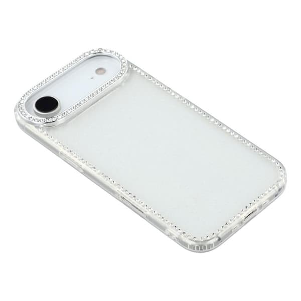 Mobilskal till iPhone Air Rhinestone Edge - Glitter Transparent Transparent