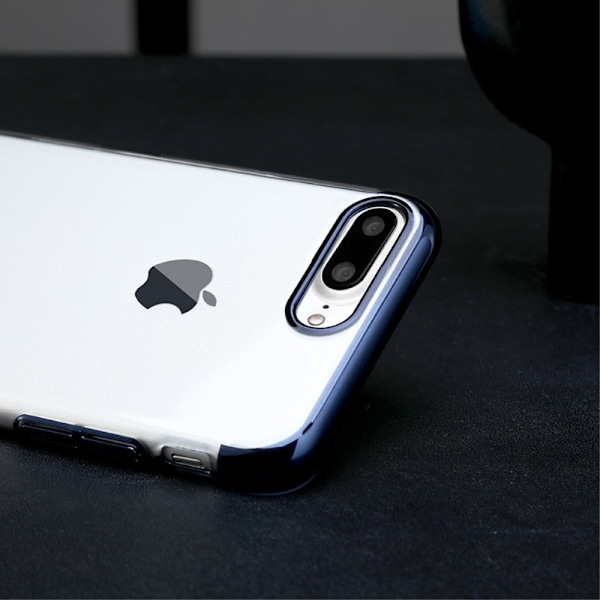 Baseus Glitter Mobilskal till iPhone 7 Plus - Mörkblå Blå