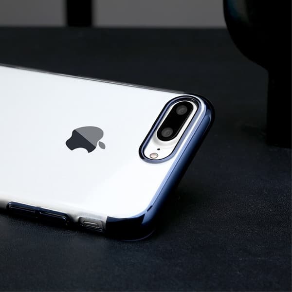 Baseus Glitter Mobilskal till iPhone 7 Plus - Mörkblå Blue