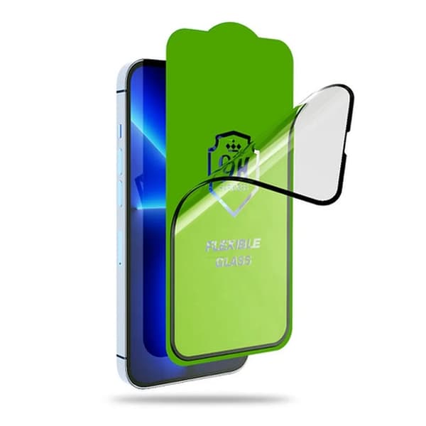 Bestsuit Xiaomi Redmi Note 14 Flexibel Hybrid Glas Full Glue Svart