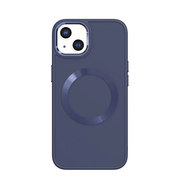 BOOM iPhone 14 Plus Skal Magsafe Liquid Silicone - Blå Blå