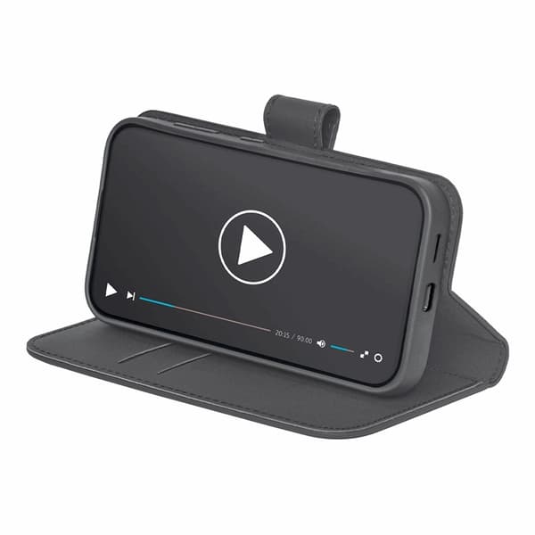 Puro Galaxy S25 Plus Plånboksfodral med Flip - Svart Svart