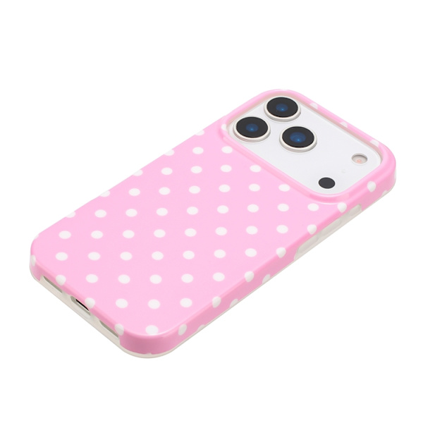 Mobilskal till iPhone 17 Pro Dot Design Imd Tpu Rosa
