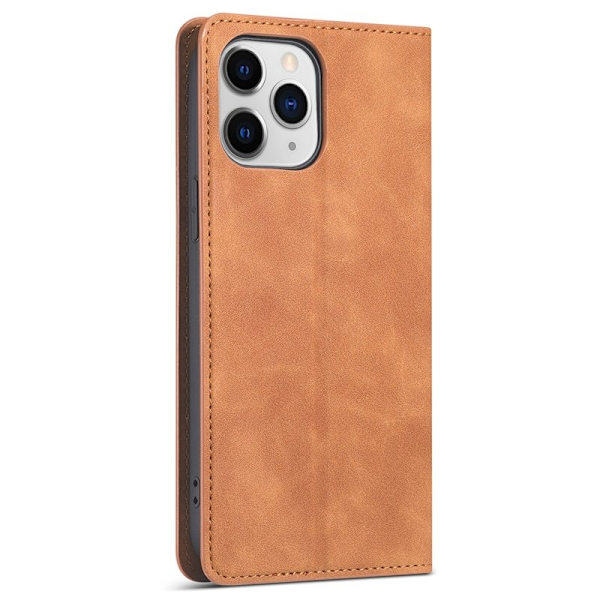 FORWENW iPhone 13 mini Plånboksfodral i Konstläder - Brun