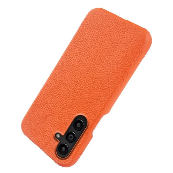 Mobilskal för Samsung Galaxy S26 Plus Magnetiskt Äkta läder + PC - Orange
