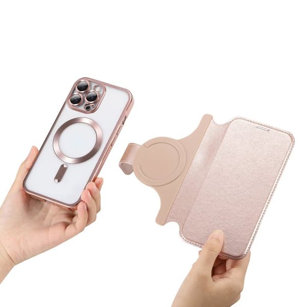 CASENEO Mobilskal till iPhone 16 Pro Max TPU Inre - Roséguld