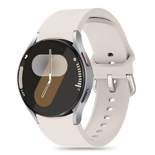 Tech-Protect Galaxy Watch 4/5/5 Pro/6/7/FE Armband Silikon - Starlight Vit