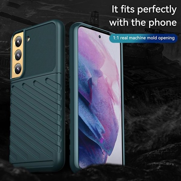 Thunder Twill Skal Galaxy S22 Plus 5G - Grön Grön