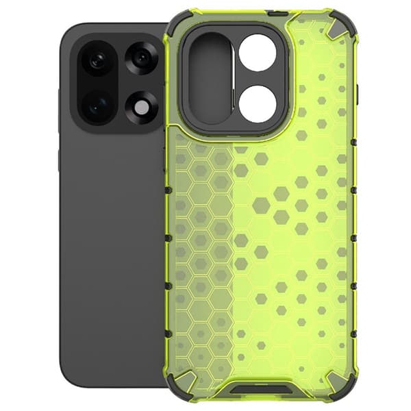 Mobilskal till OnePlus 15 5G Honeycomb Shape - Grön Grön