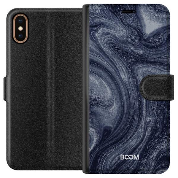 Plånboksfodral till Apple iPhone X med Midnight Stone