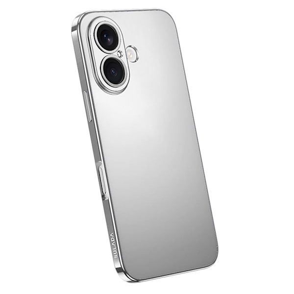SULADA Mobilskal till iPhone 17 Electroplating Nature Matte - Silver Silver