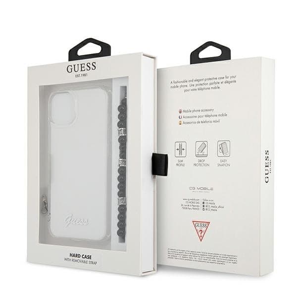 Guess Black Pearl Skal iPhone 13 Mini - Läpinäkyvä Transparent