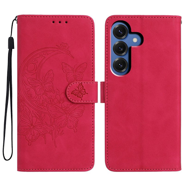 Plånboksfodral för Samsung Galaxy S26 Plus Konstläder Ställ - Rosa