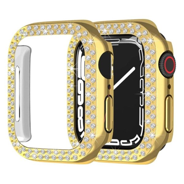 Apple Watch 4/5/6/SE (44mm) Cover Rhinestone - Guld