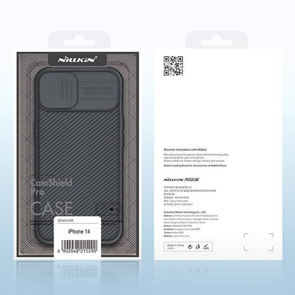 Nillkin iPhone 14 Plus Skal CamShield Pro (PC Och TPU) - Blå Blå