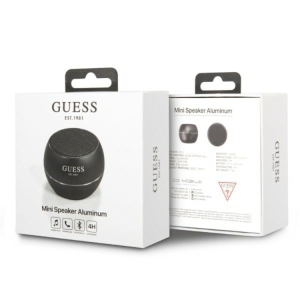 Guess Bluetooth Högtalare Mini - Svart Svart