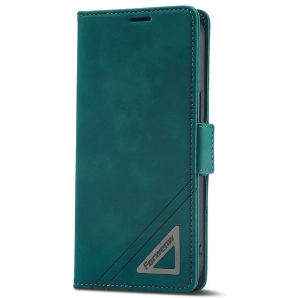 FORWENW F3-Series iPhone 14 Pro Max Plånboksfodral Konstläder - Cyan