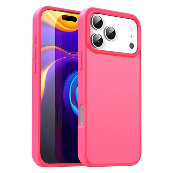 Mobilskal till iPhone 17 Pro Max Skin Touch Matte - Rosa Rosa