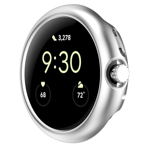 Google Pixel Watch 1/2 (41mm) Skal Anti-Scratch - Silver