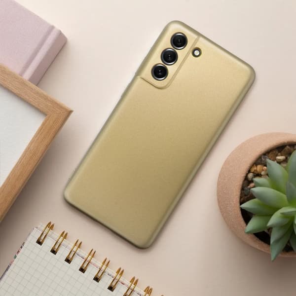 Telefontaske til Galaxy S25 Edge Metallic - Guld Guld