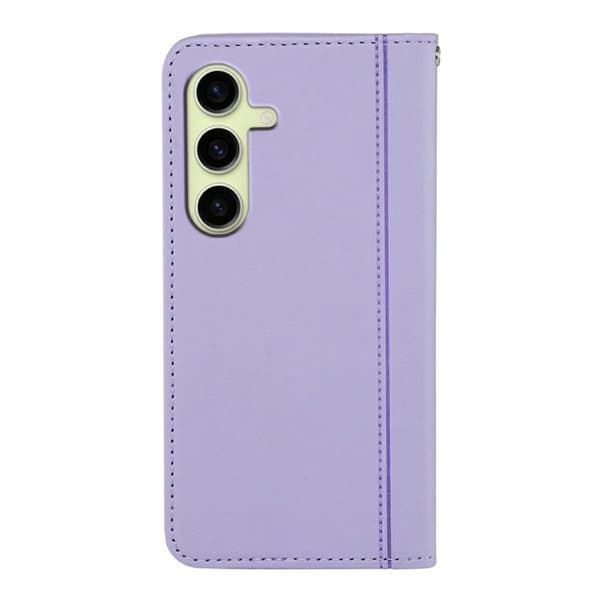Plånboksfodral för Samsung Galaxy S26 Plus Magnetiskt Konstläder - Lila