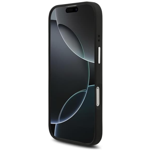 Guess telefonetui til iPhone 17 Kornet Big 4G Classic Logo - Sort Svart