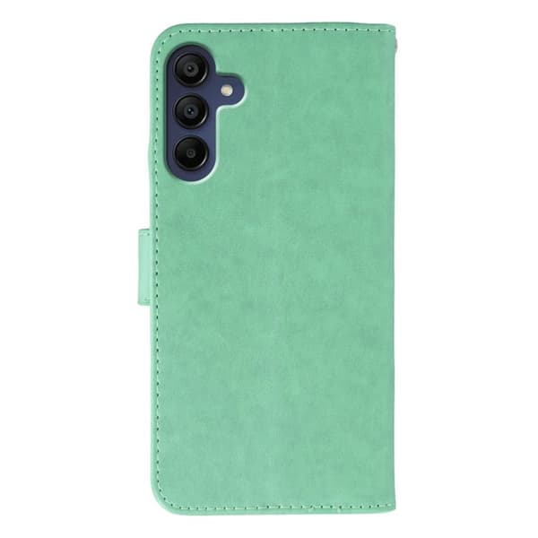 Samsung Galaxy S26+ Plånboksfodral Konstläder Flip med Rem - Grön