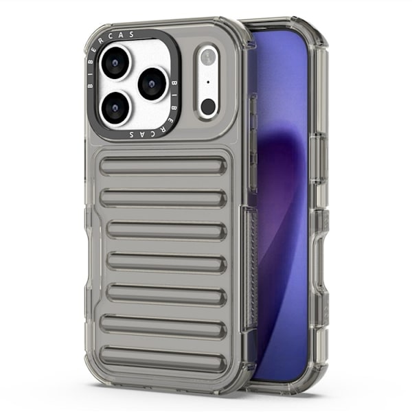 Mobilskal till iPhone 17 Pro Max Stripe Design Detachable - Grå Grå