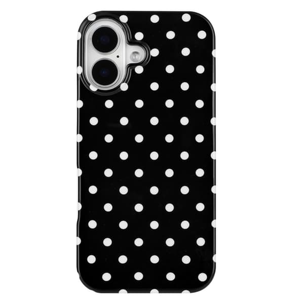 Mobilskal till iPhone 17 Dot Design Imd Tpu Svart