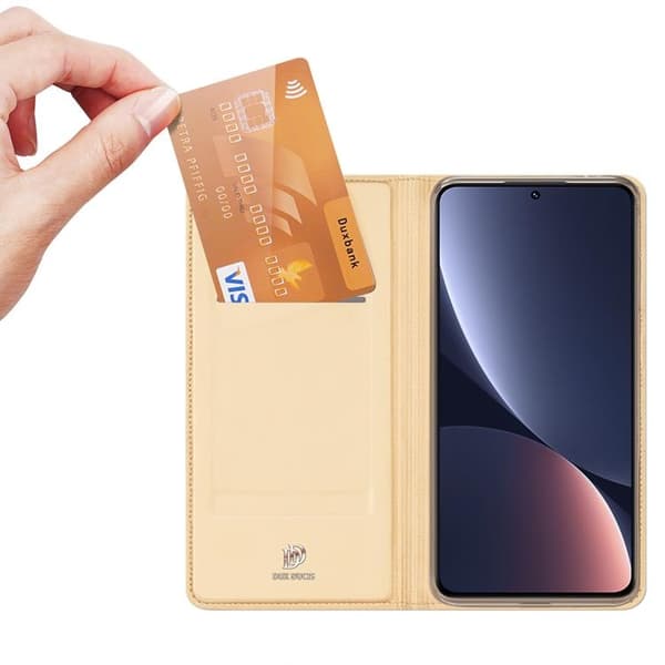 Dux Ducis Xiaomi 13 Plånboksfodral Skin Series - Guld Guld
