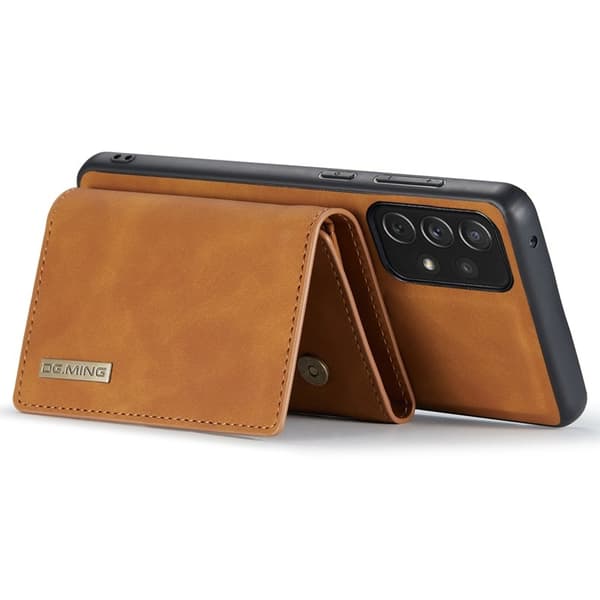 DG.MING 2-in-1 Plånboksfodral för Samsung Galaxy A33 5G - Brun