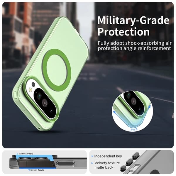 Mobilskal till Google Pixel 10/10 Pro Anti Drop - Grön Grön