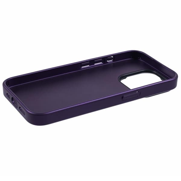 X-LEVEL Mobilskal till iPhone 13 Pro Geometrisk Läder TPU Lila