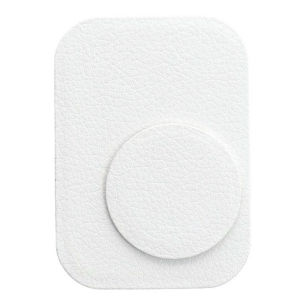 Badget till magnet Mobilhållare leather Vit Vit