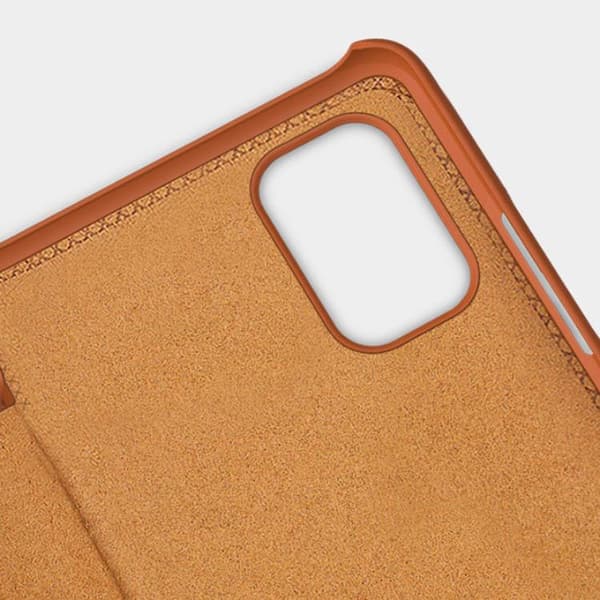 Nillkin Qin Plånboksfodral Xiaomi Poco M4 Pro 5G - Brun Brun