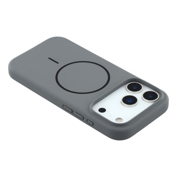 X-LEVEL Mobilskal till iPhone 17 Pro MagSafe Flytande Silikon Svart