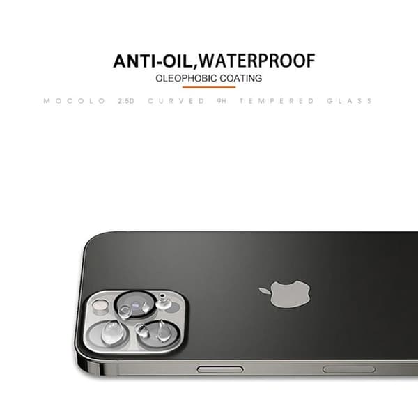 MOCOLO iPhone 14 Pro Max KameraLinsskydd i Härdat Glas 9H - Clear Transparent