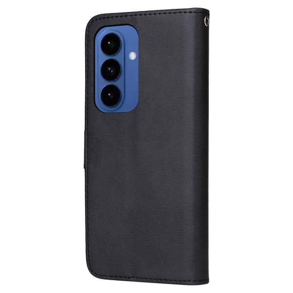 Plånboksfodral för Samsung Galaxy S26 Plus Magnetiskt Konstläder - Svart