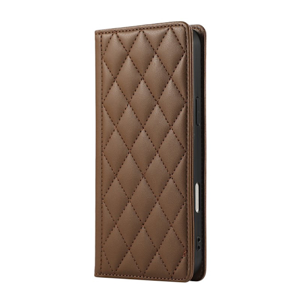 Plånboksfodral för Samsung Galaxy S26 Plus RFID Blocking - Brun