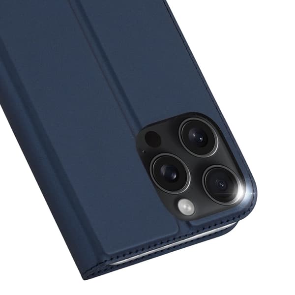 DUX DUCIS Skin Pro iPhone 16 Pro Max Pung Taske PU Læder - Blå Blå