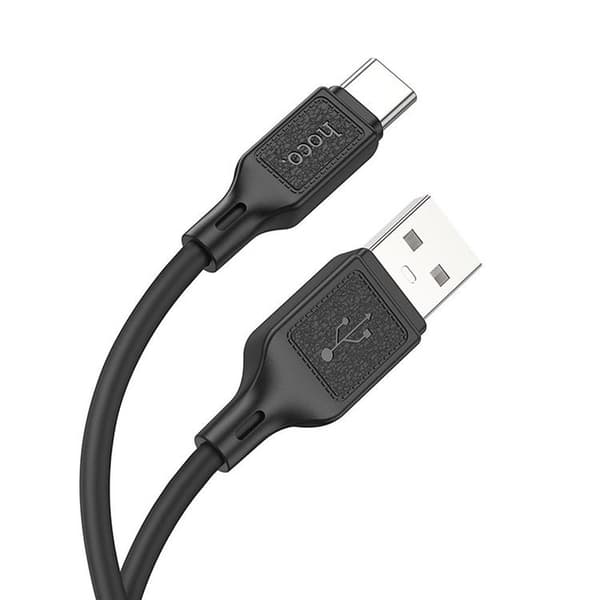 HOCO USB Till USB-C 1m Kabel 3A X90 - Svart Svart