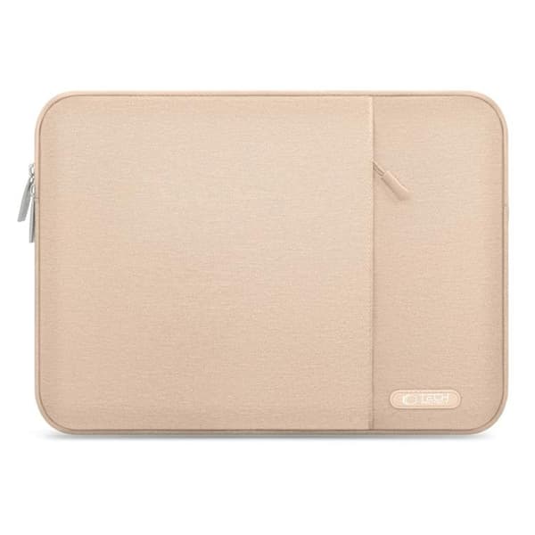 Tech-Protect bærbar taske til (13-14") - Caffe Latte Beige