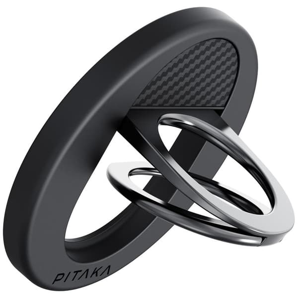 PITAKA MagSafe Mobilhållare MagEZ Grip 3 - Svartgrå Svart