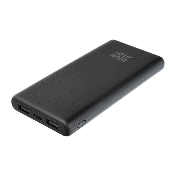 Blå Star Strømbank 10000 mAh 2A W1061 - Sort Black