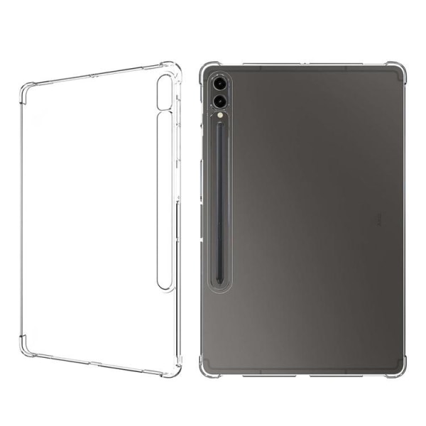 Galaxy Tab S9 Plus Cover TPU Stødsikker - Gennemsigtig