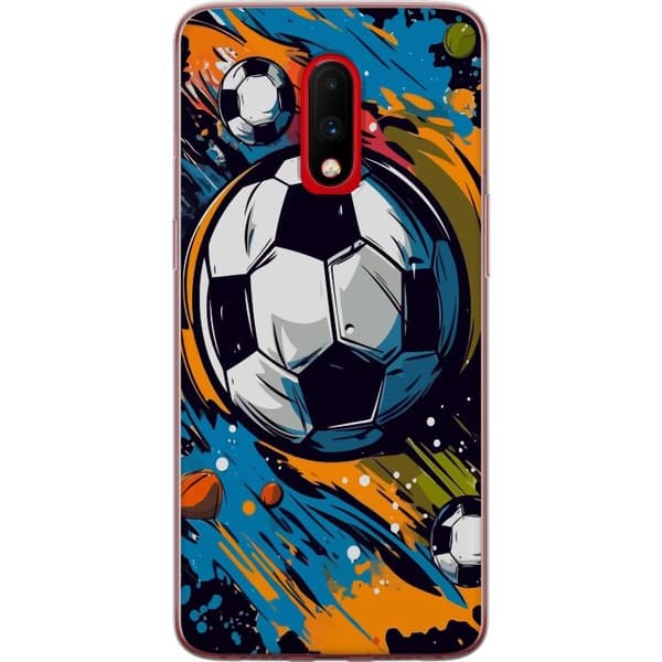 Mobilskal till OnePlus 7 med Fotbollar