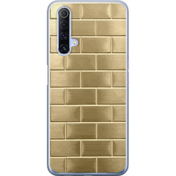 Mobilskal till Realme X50 5G med Gyllene Murstenar