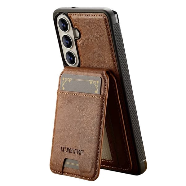 LC.IMEEKE Mobilskal för Samsung Galaxy S26 Plus Magnetiskt TPU - Brun