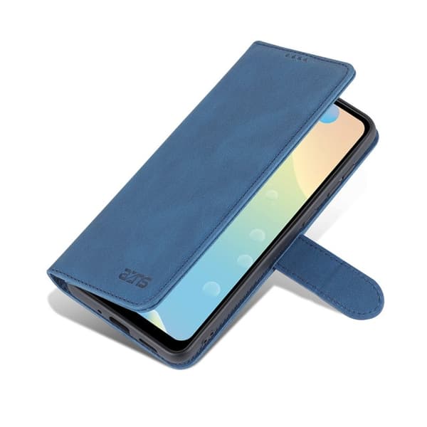 AZNS Samsung Galaxy A33 5G Plånboksfodral i Konstläder - Blå